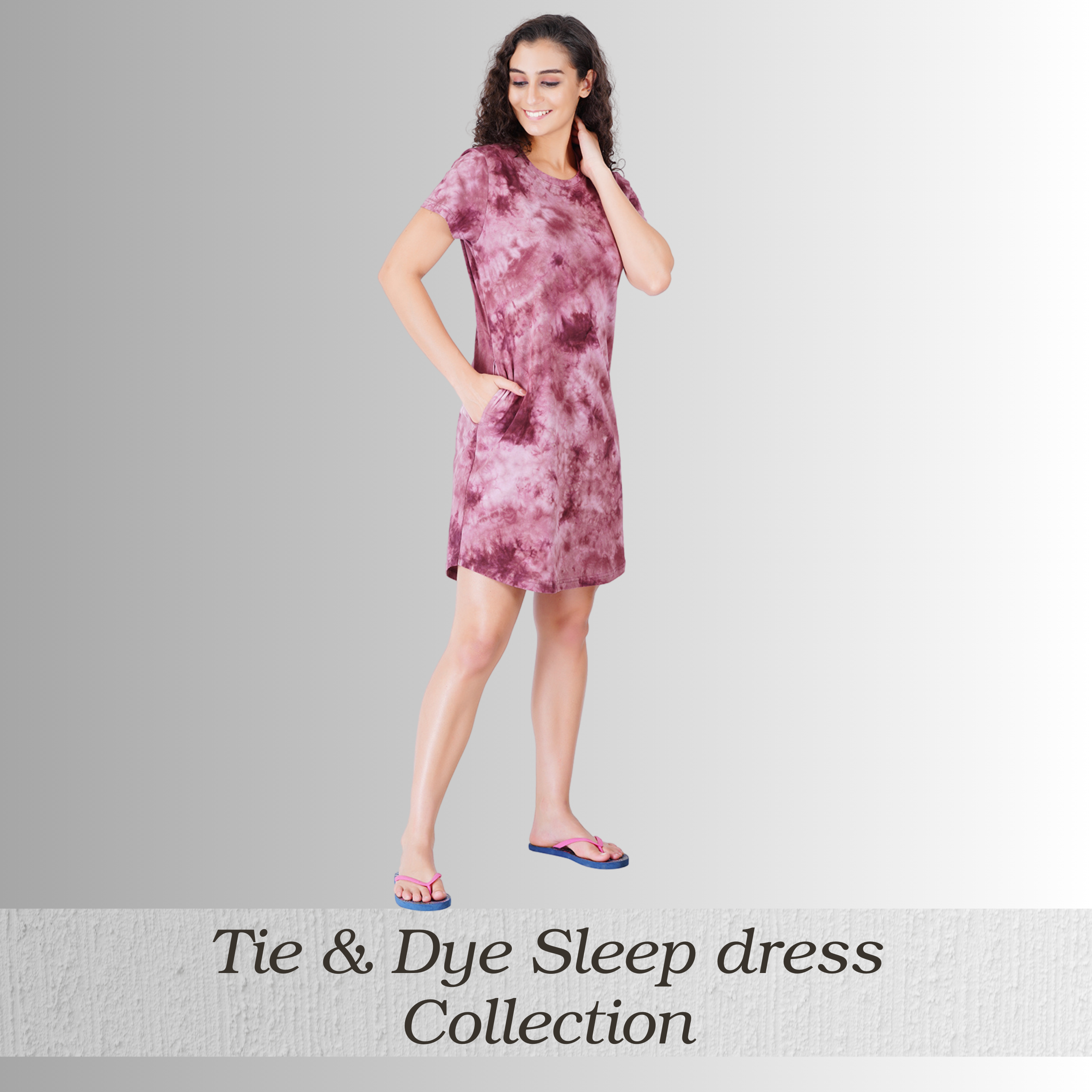 Discover Comfort and Style with Label My’s Trendy Tie & Dye Sleepdress Collection