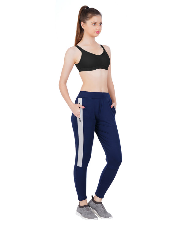 Womens MyFit Athleisure| Slim Fit | All Day Bottoms- Navy Blue