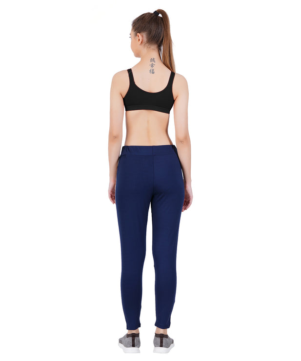 Womens MyFit Athleisure| Slim Fit | All Day Bottoms- Navy Blue