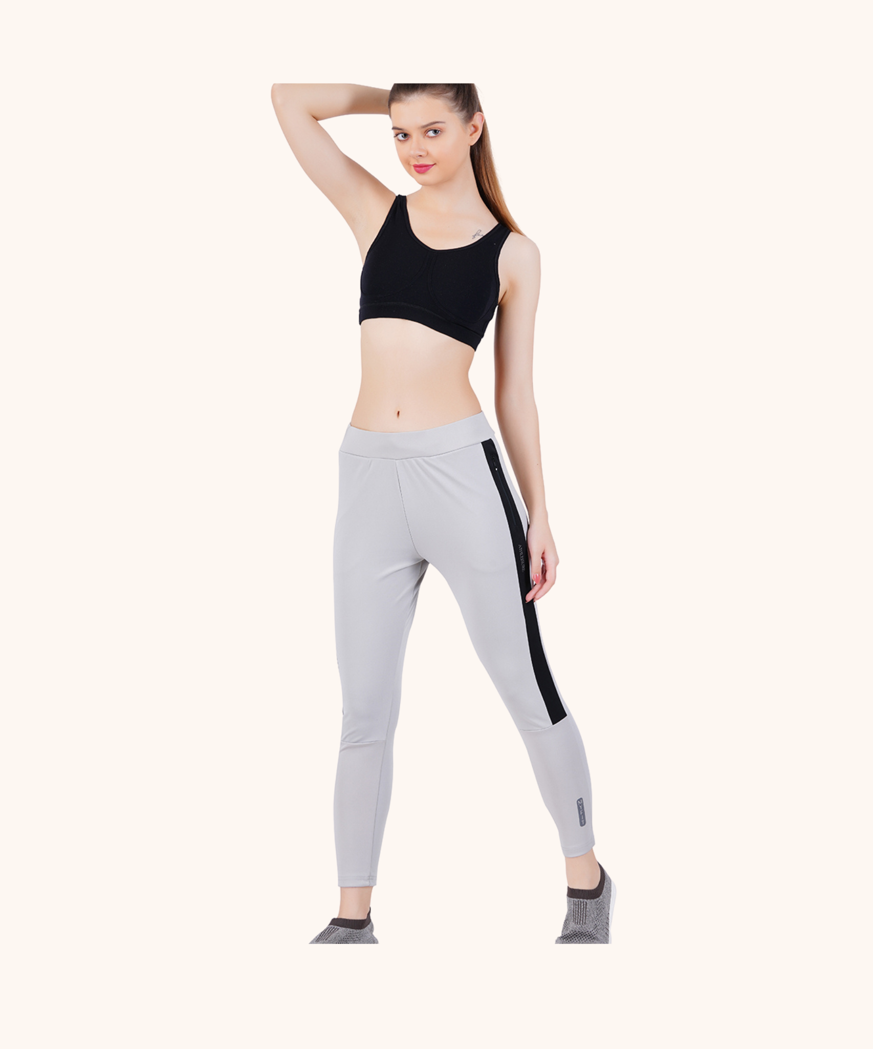 Womens MyFit Athleisure| Slim Fit | All Day Bottoms- Grey