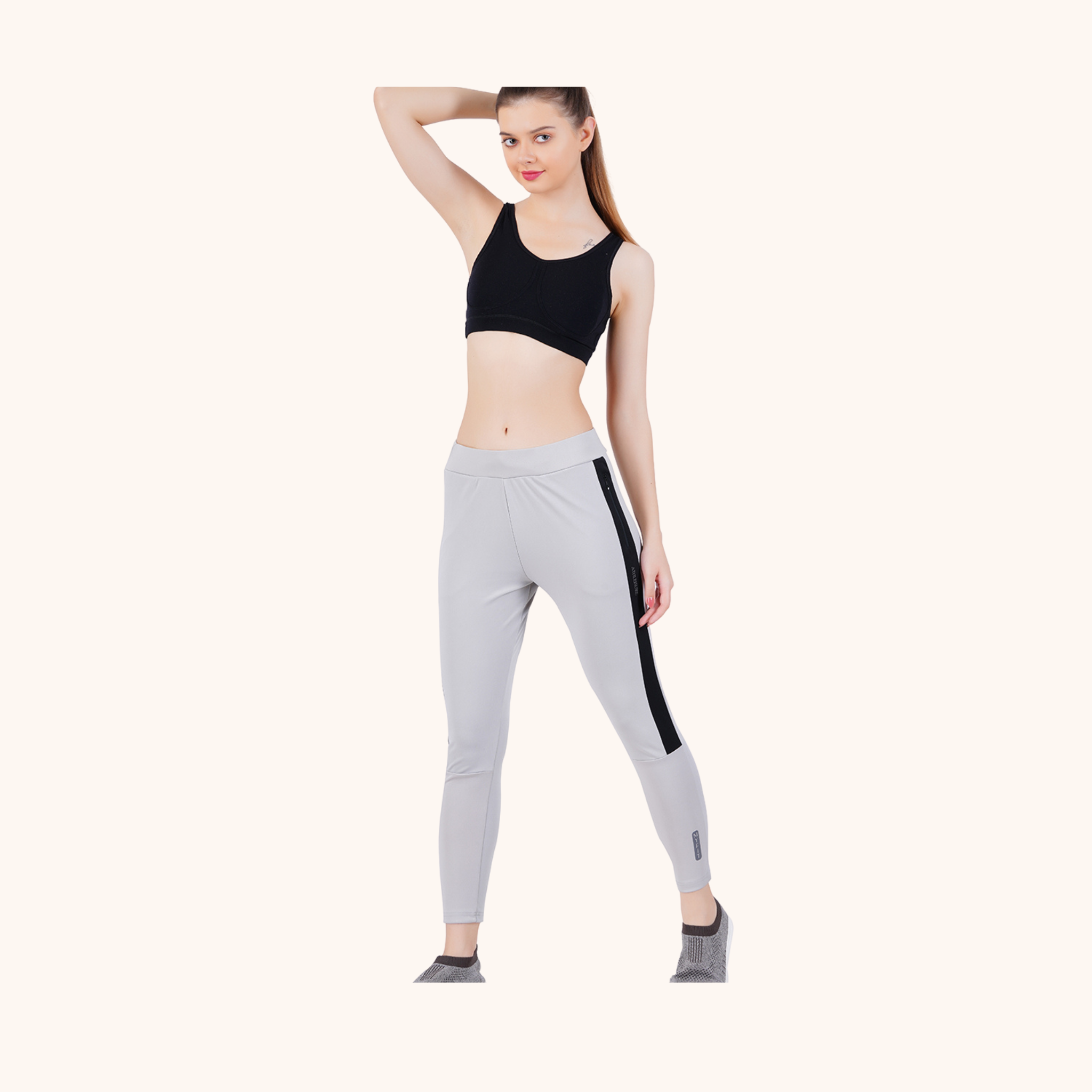 Womens MyFit Athleisure| Slim Fit | All Day Bottoms- Grey