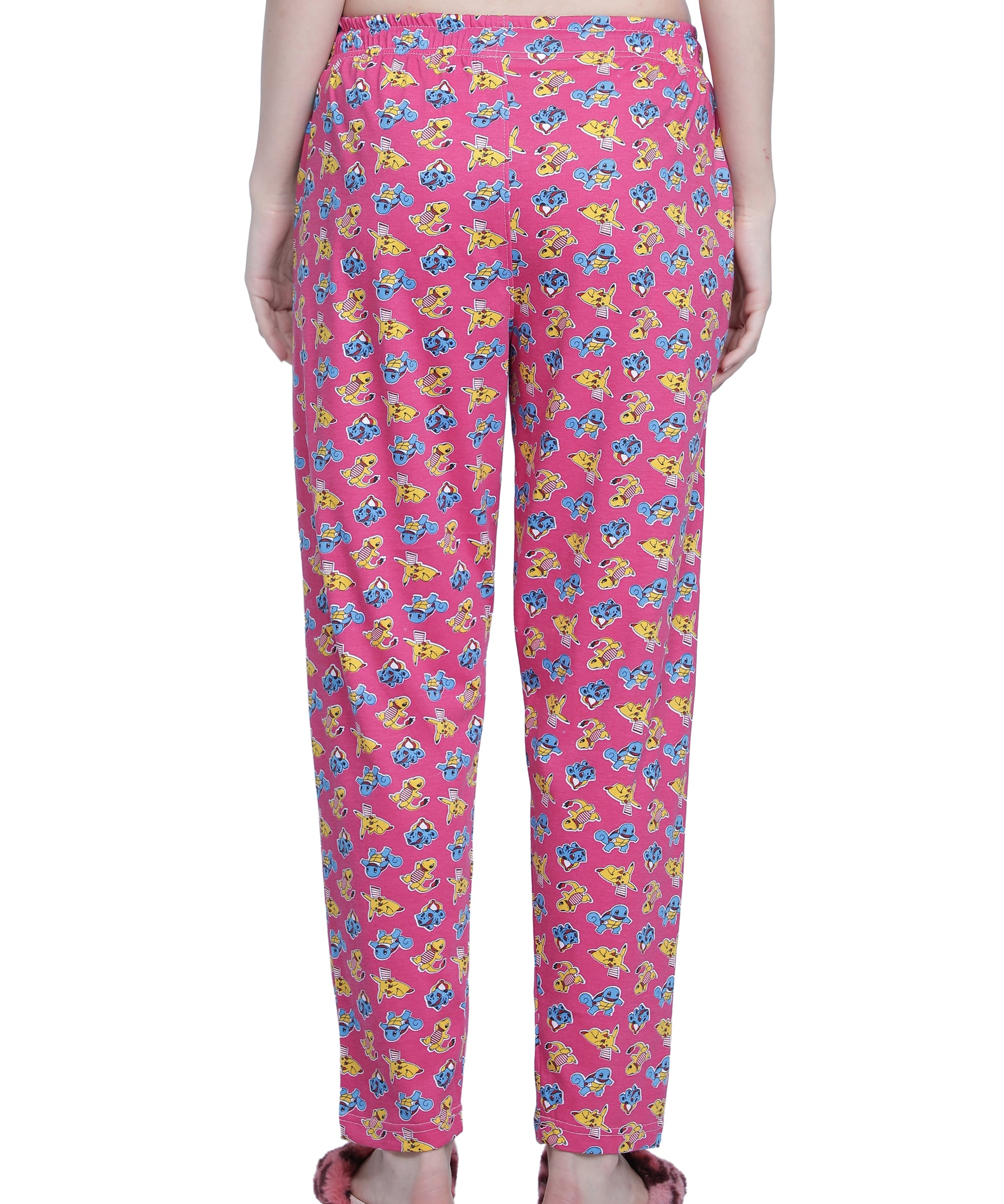 Women's Pink Dino Pyjama - Adventurous & Comfortable Loungewear