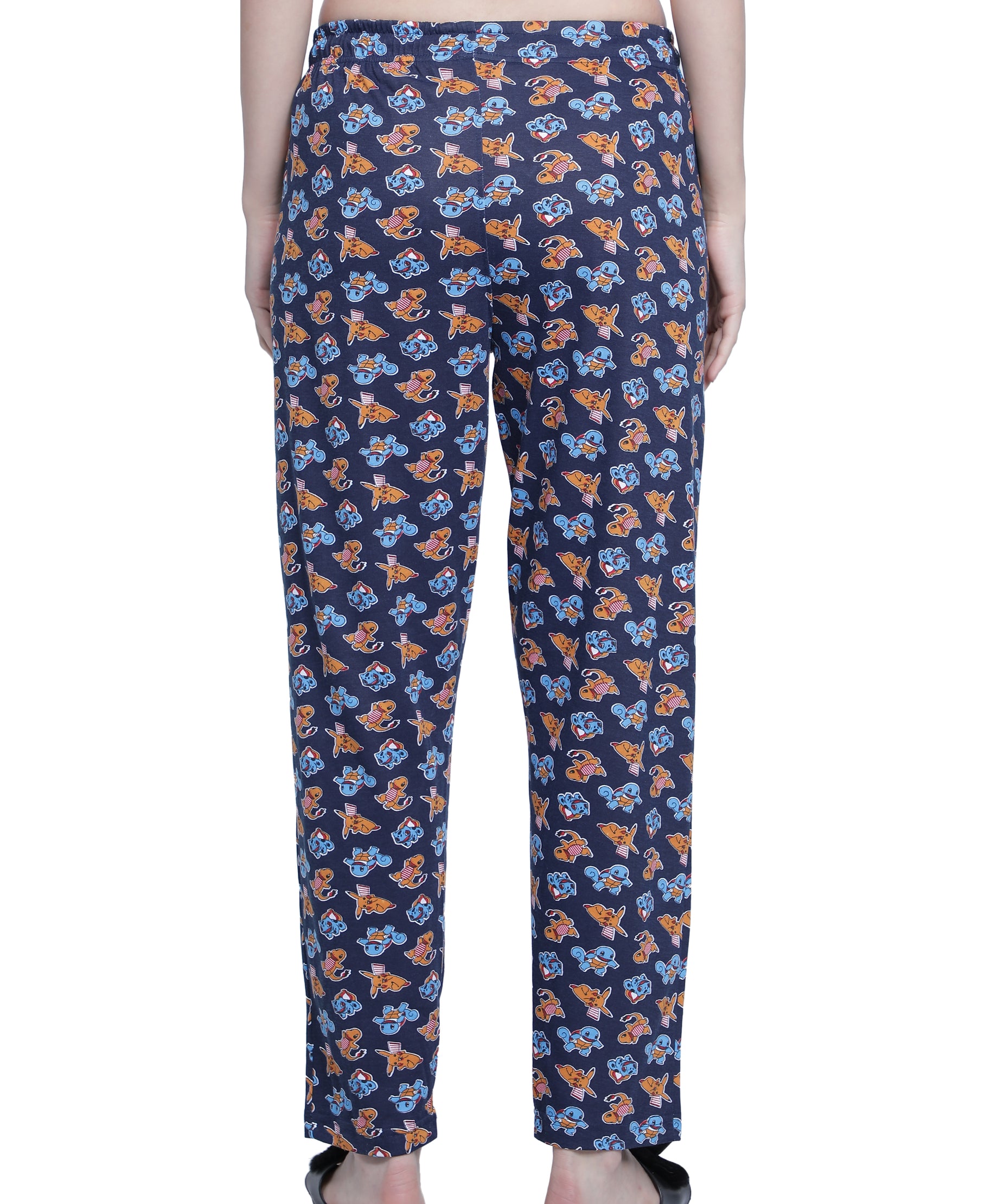 Women's Navy Dino Pyjama - Playful & Comfortable Loungewear