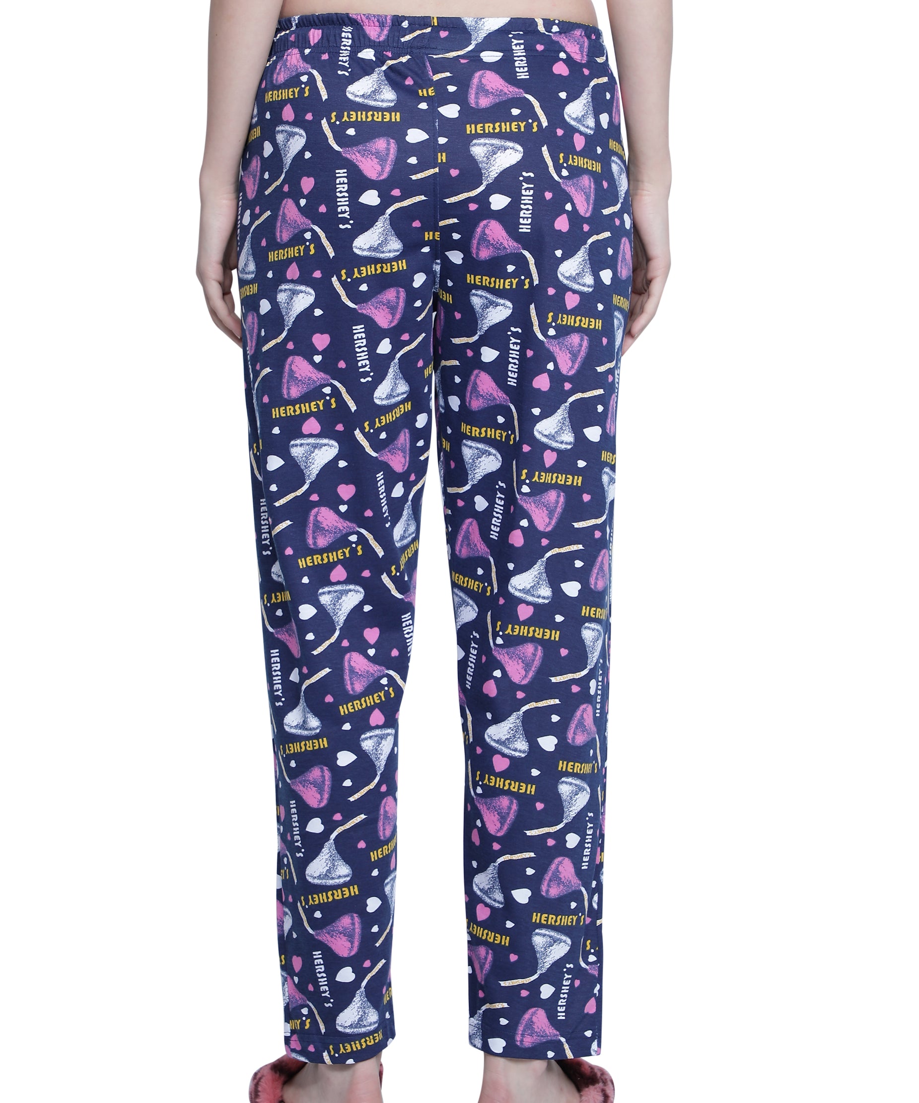 Women's Navy Hershey Pyjama - Sweet & Comfortable Loungewear