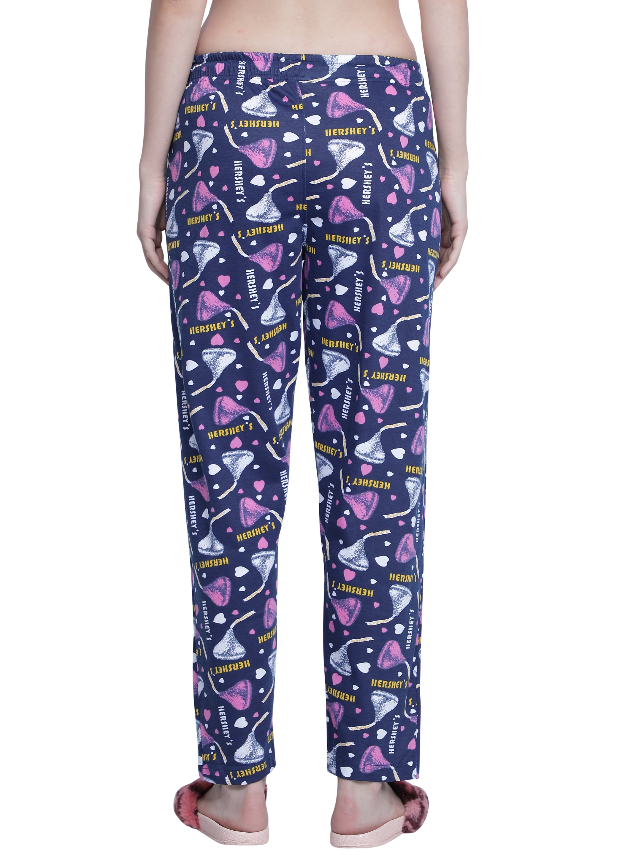 Women's Navy Hershey Pyjama - Sweet & Comfortable Loungewear