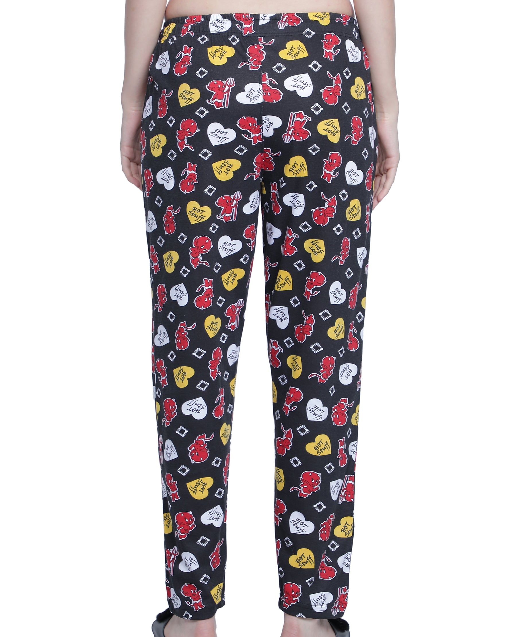 Women's Black Hot Stuff Pyjama - Sassy & Comfortable Loungewear
