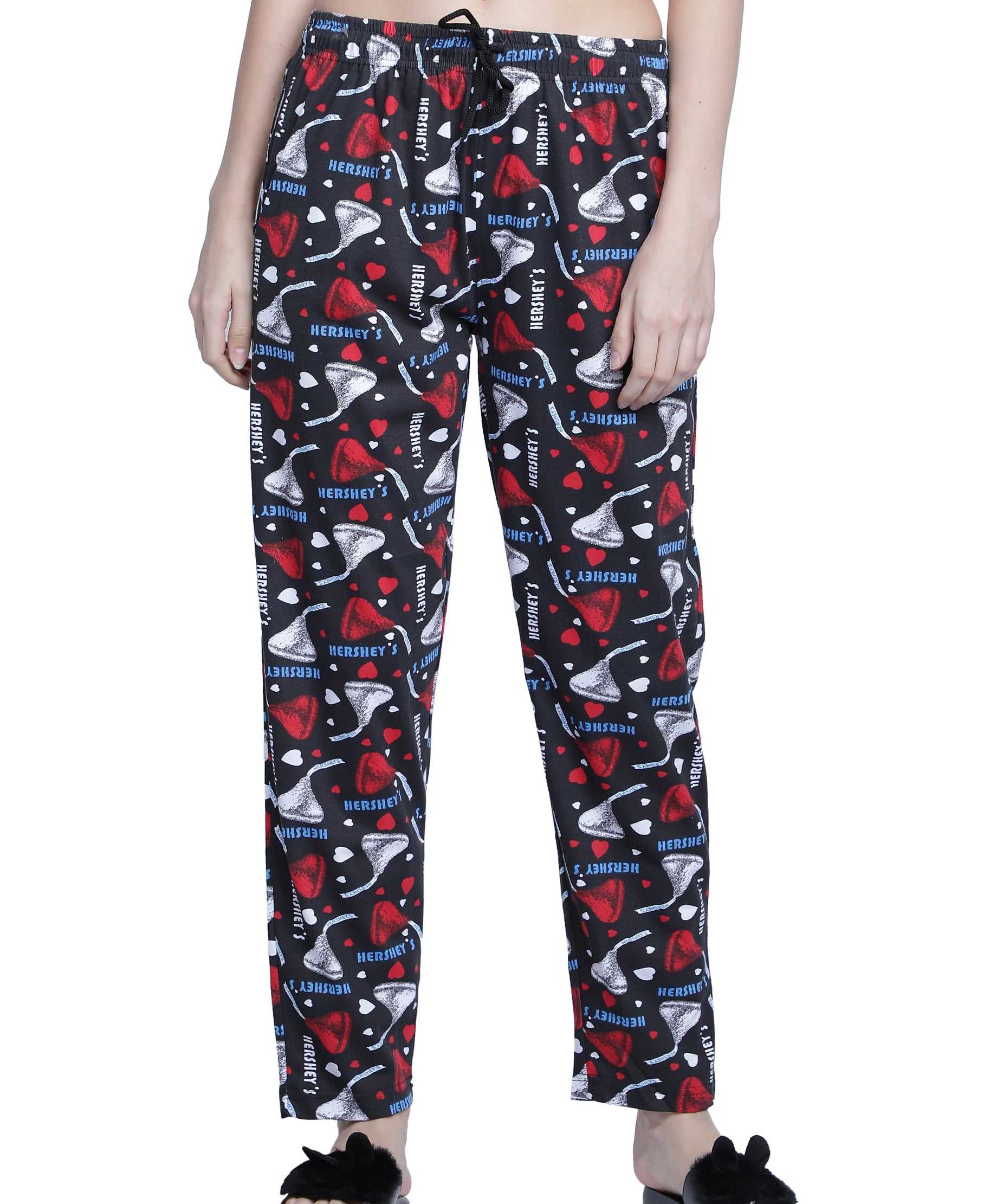 Women's Black Hershey Pyjama - Sweet & Comfortable Loungewear