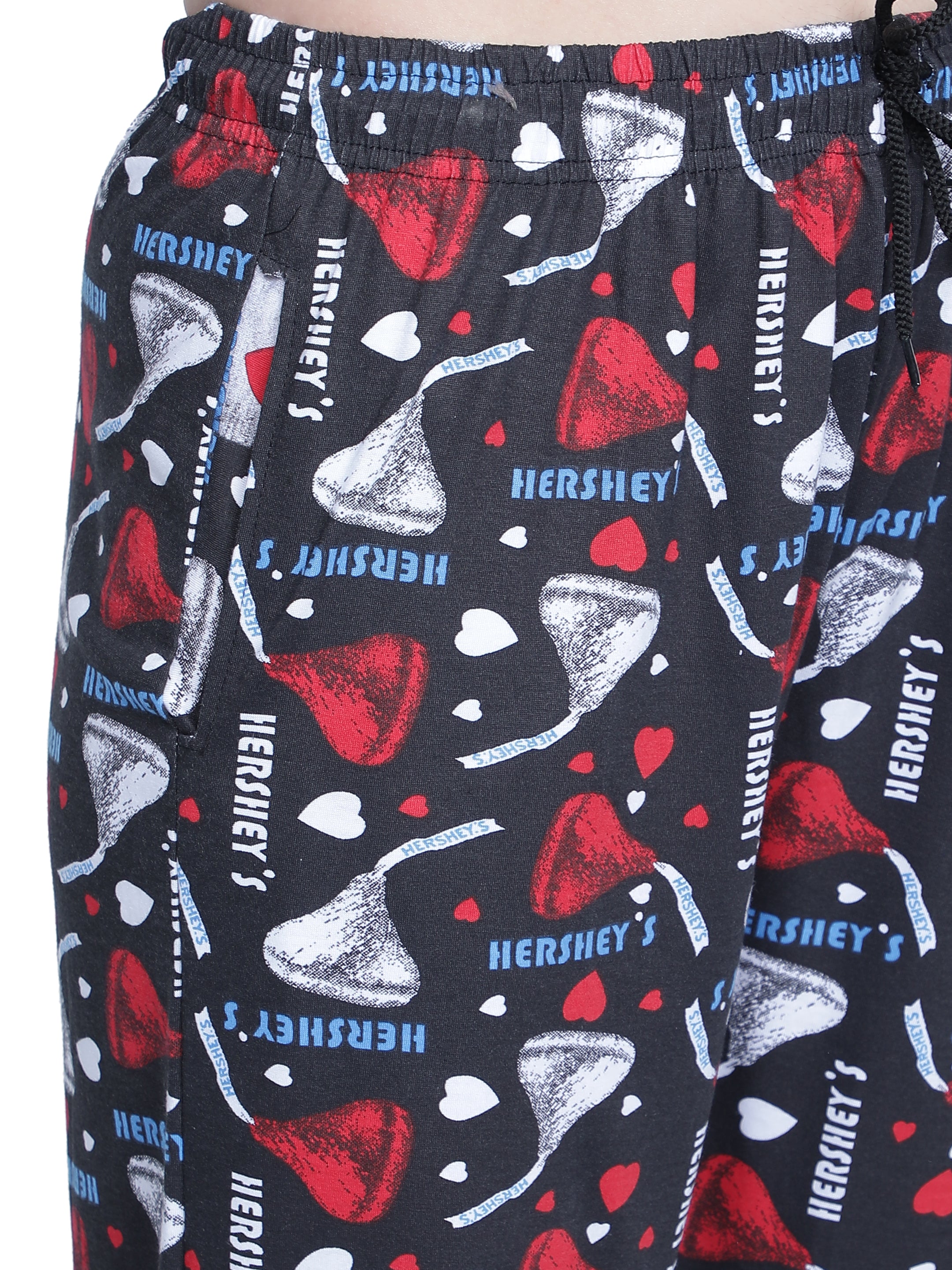 Women's Black Hershey Pyjama - Sweet & Comfortable Loungewear