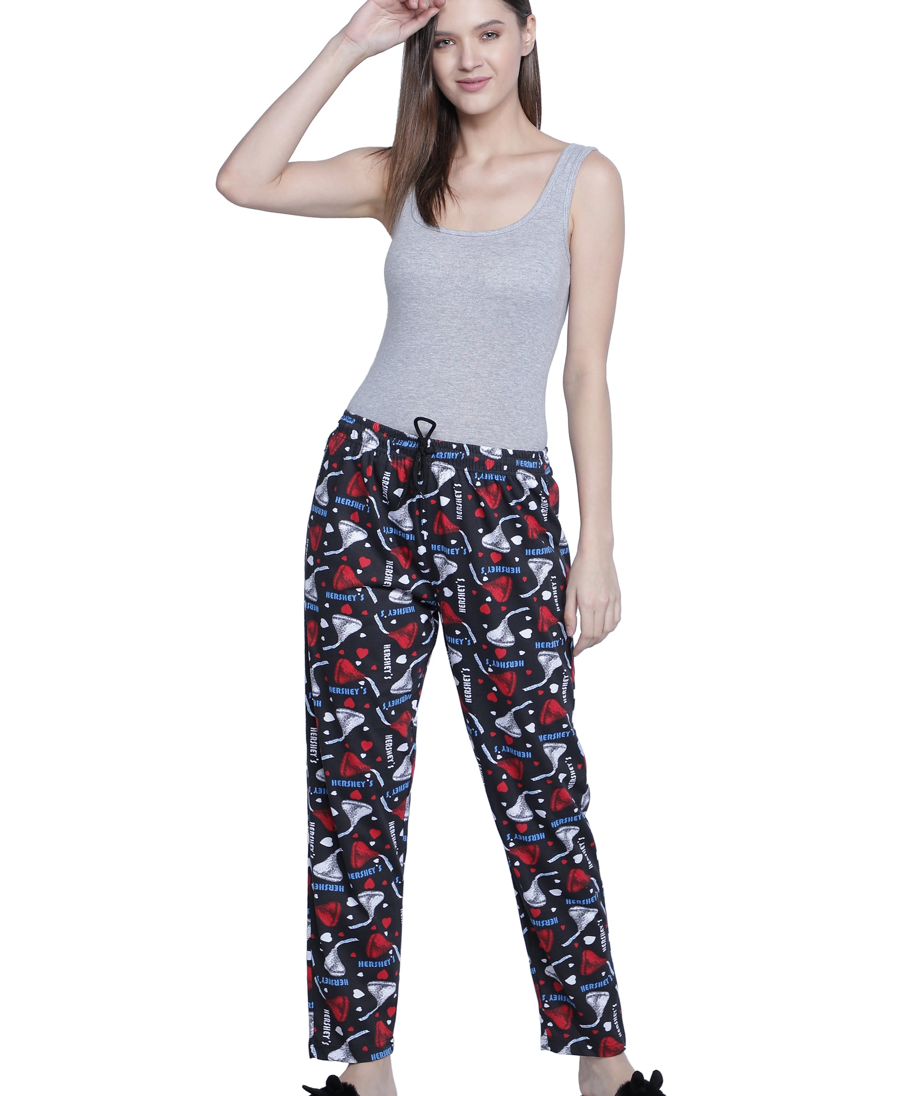 Women's Black Hershey Pyjama - Sweet & Comfortable Loungewear