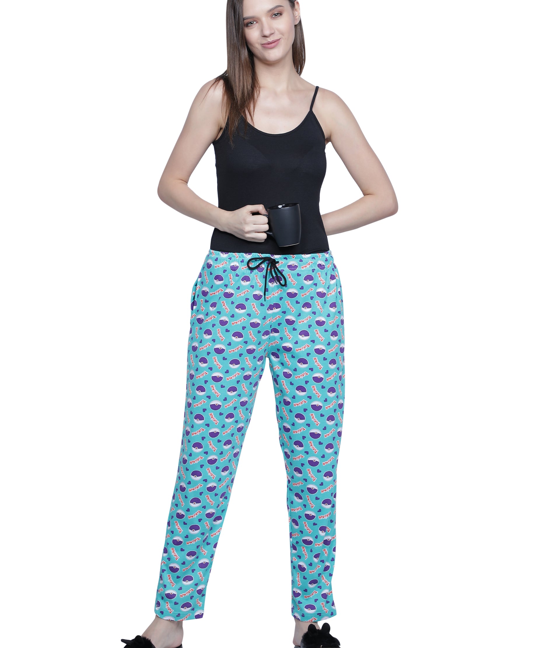 Women's Aqua Pokemon Pyjama - Playful & Comfortable Loungewear