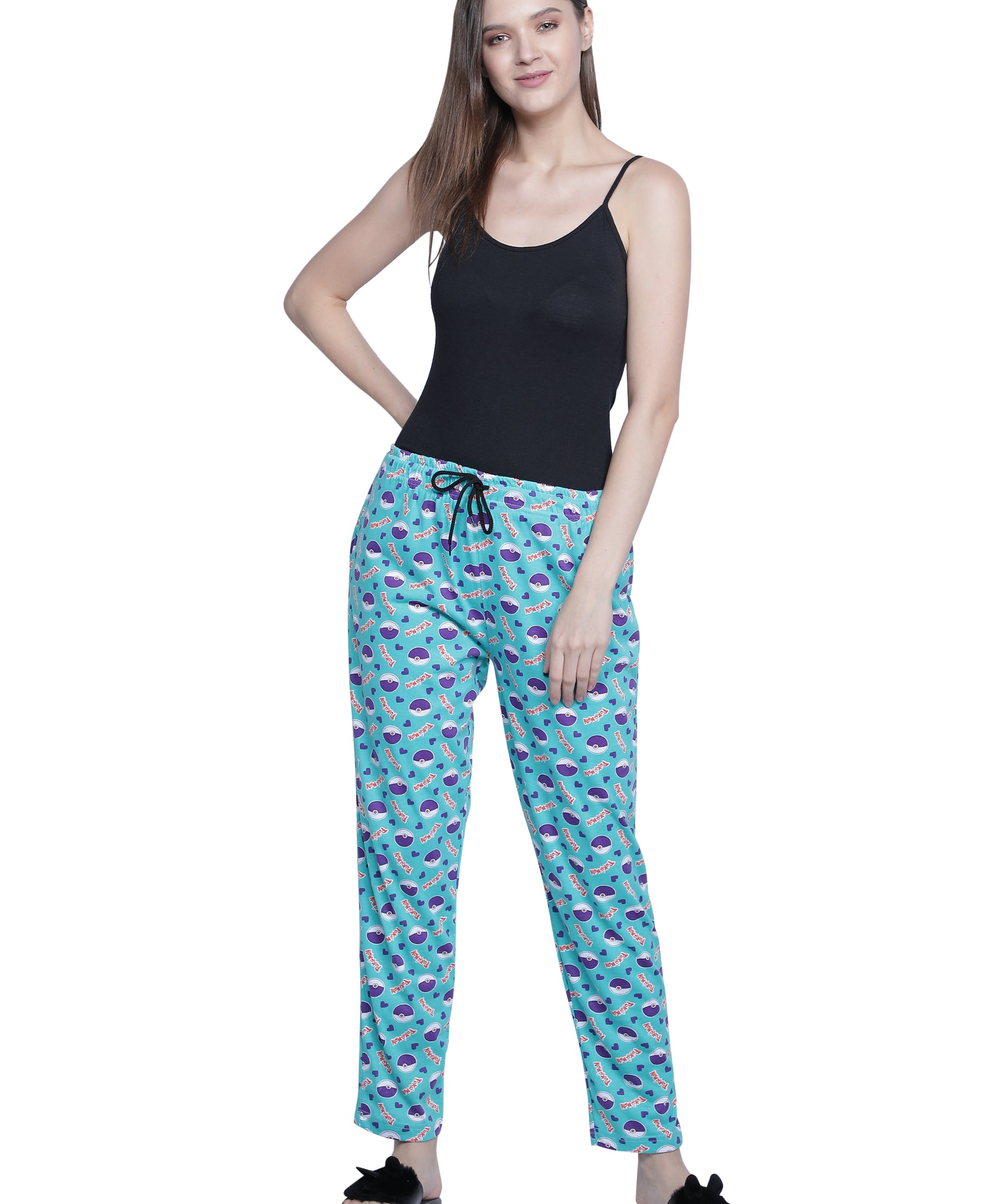 Women's Aqua Pokemon Pyjama - Playful & Comfortable Loungewear