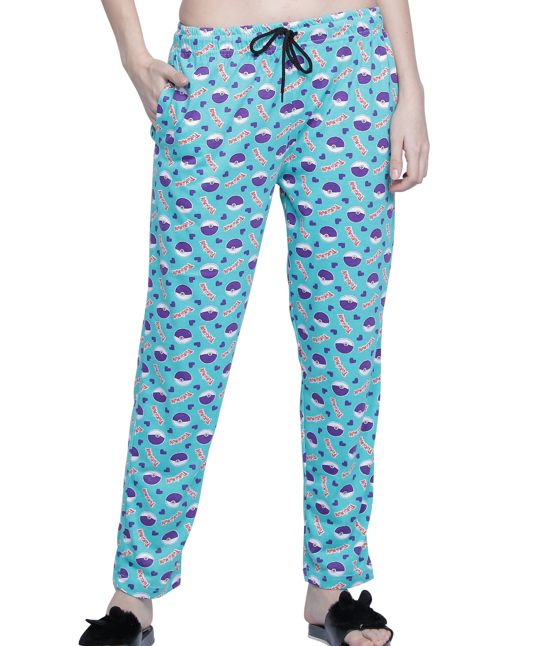 Women's Aqua Pokemon Pyjama - Playful & Comfortable Loungewear