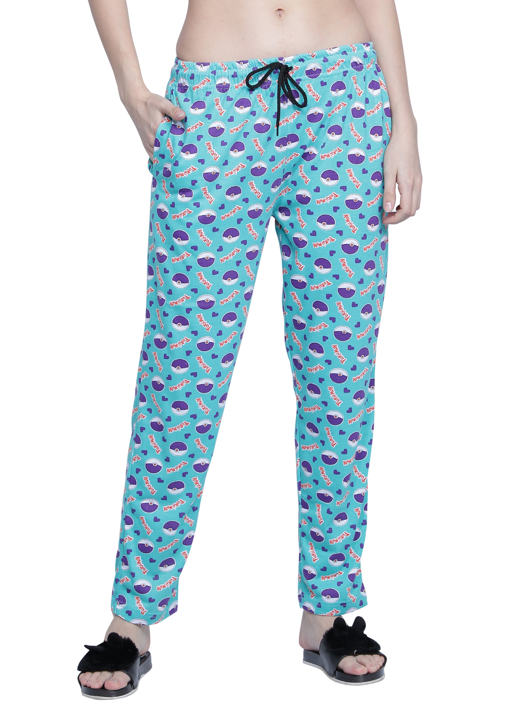 Women's Aqua Pokemon Pyjama - Playful & Comfortable Loungewear
