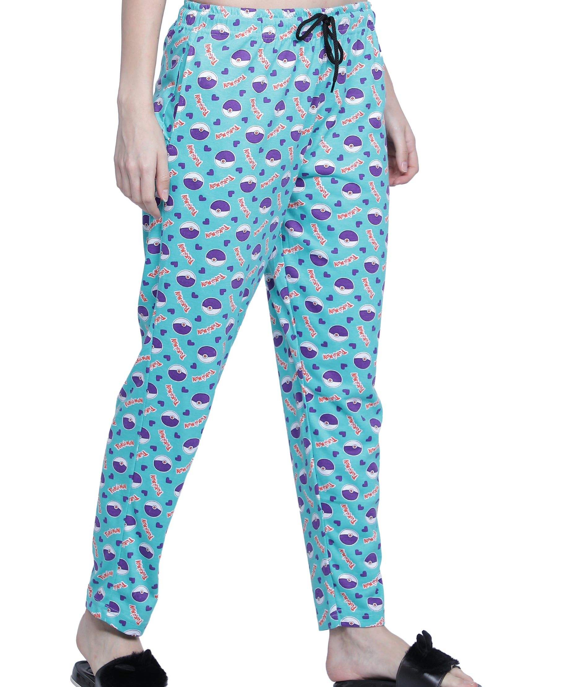 Women's Aqua Pokemon Pyjama - Playful & Comfortable Loungewear