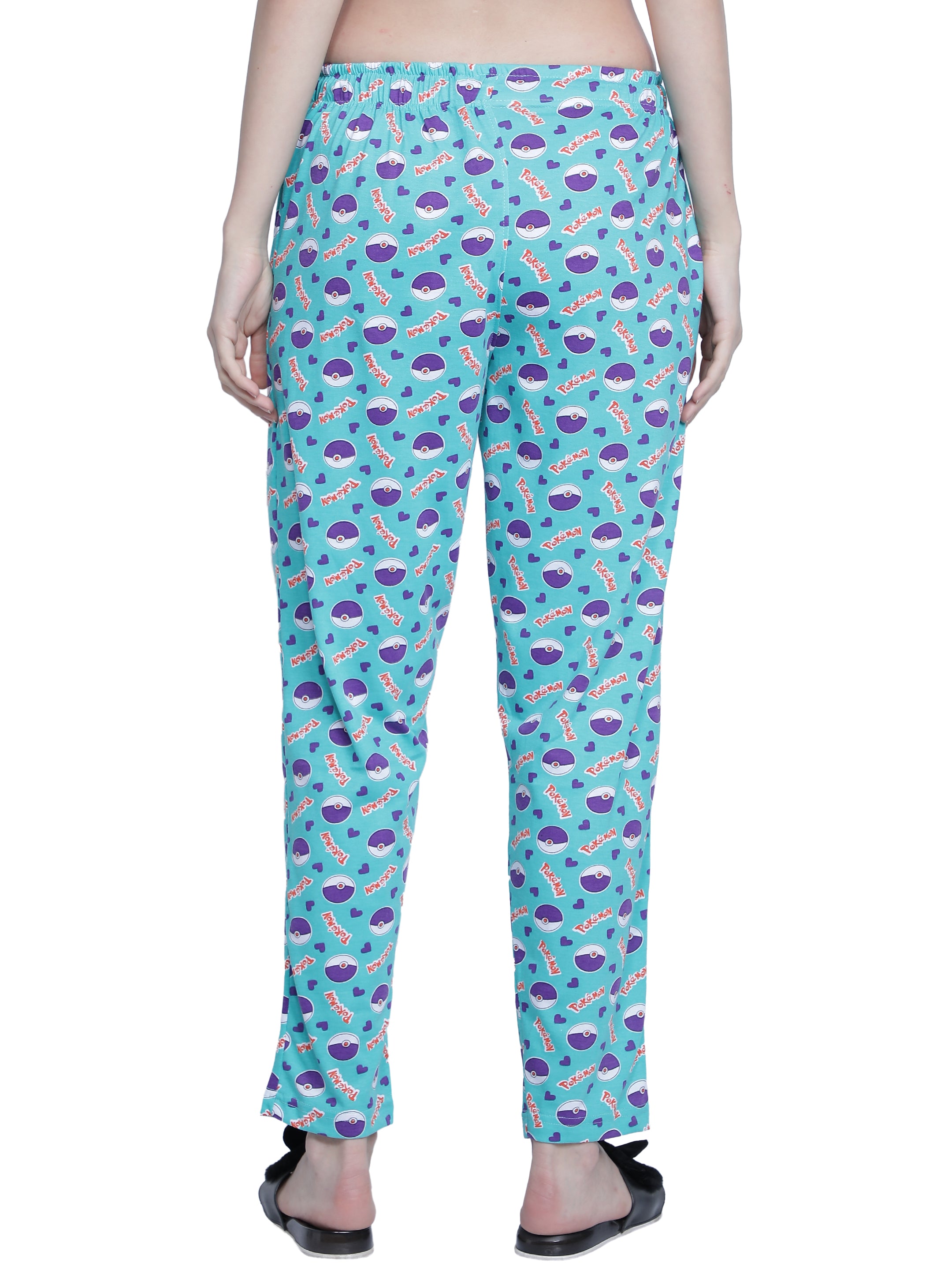 Women's Aqua Pokemon Pyjama - Playful & Comfortable Loungewear