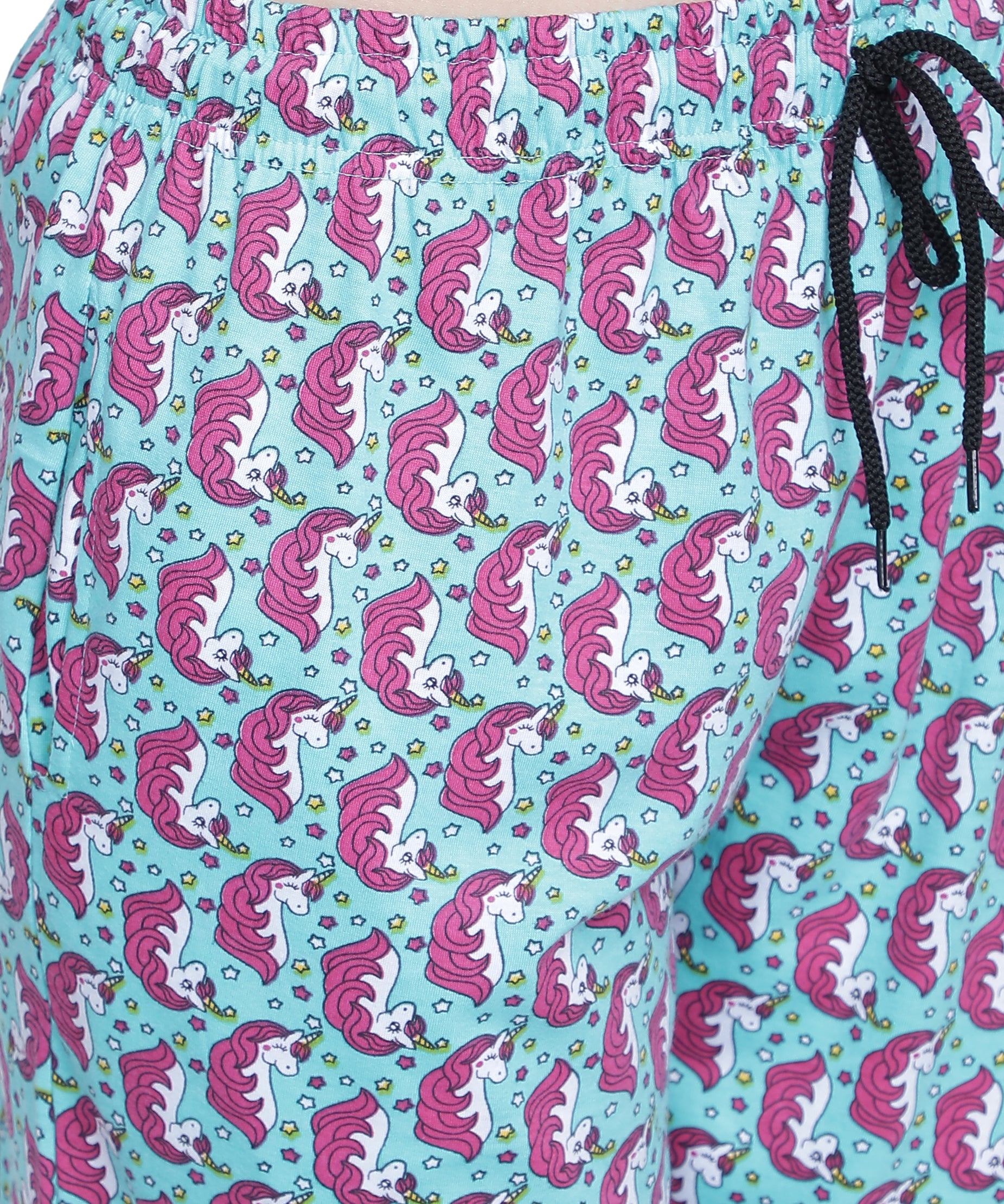 Women's Aqua Unicorn Pyjama - Magical & Comfortable Loungewear