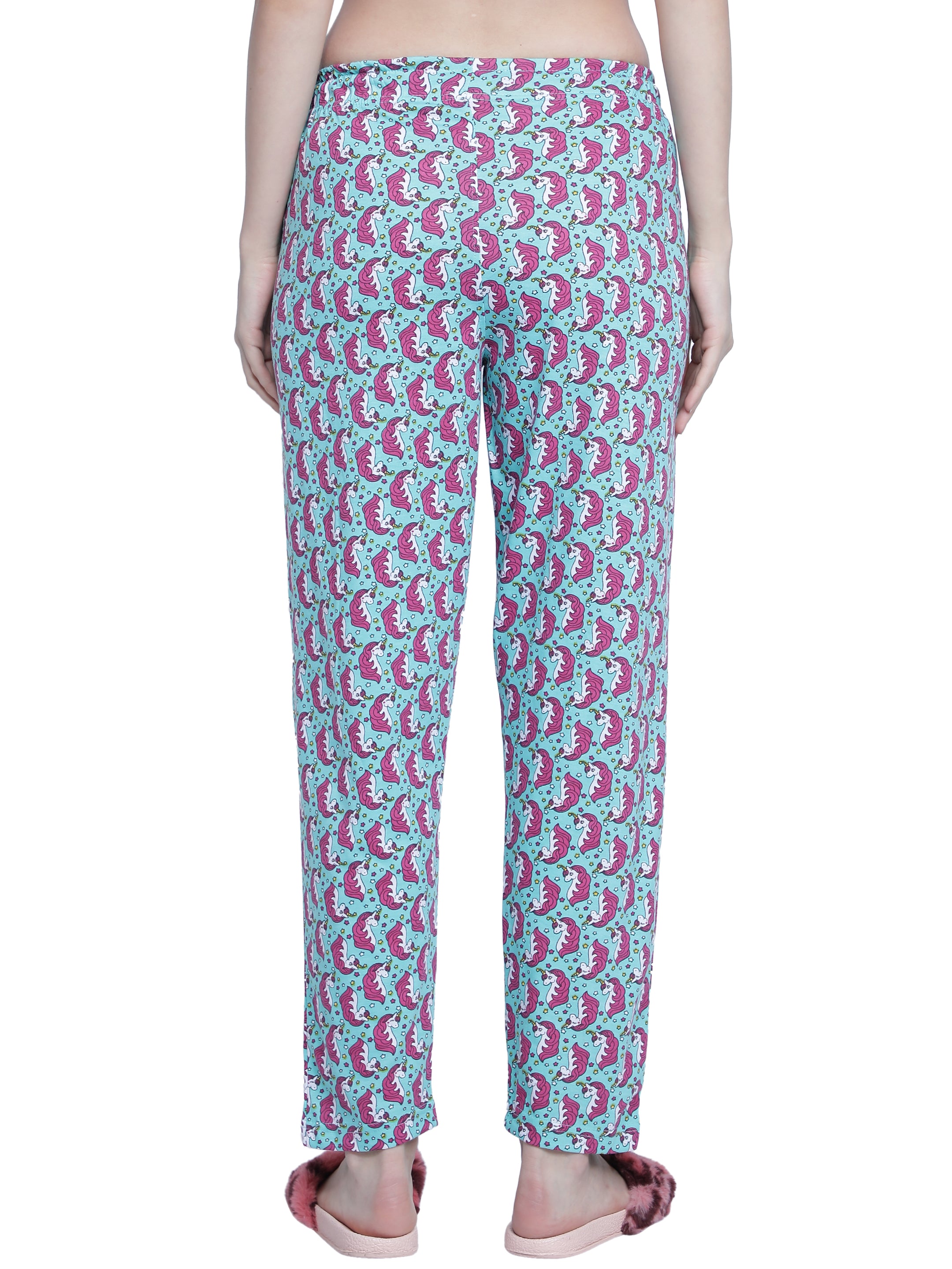 Women's Aqua Unicorn Pyjama - Magical & Comfortable Loungewear