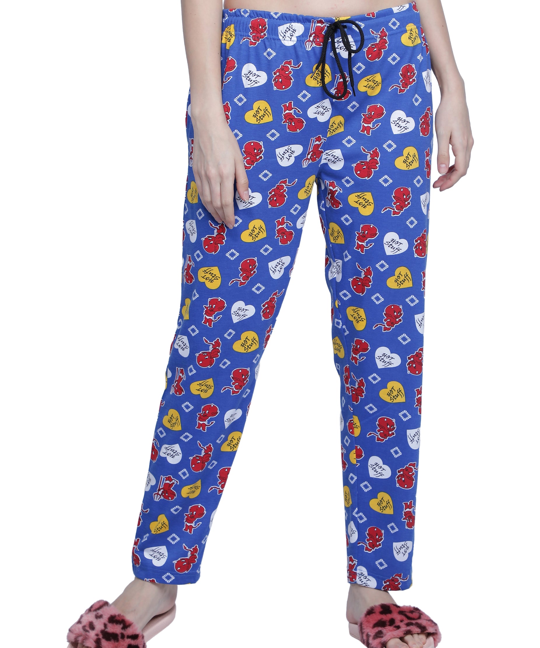 Women's Blue Hot Stuff Pyjama - Sassy & Comfortable Loungewear