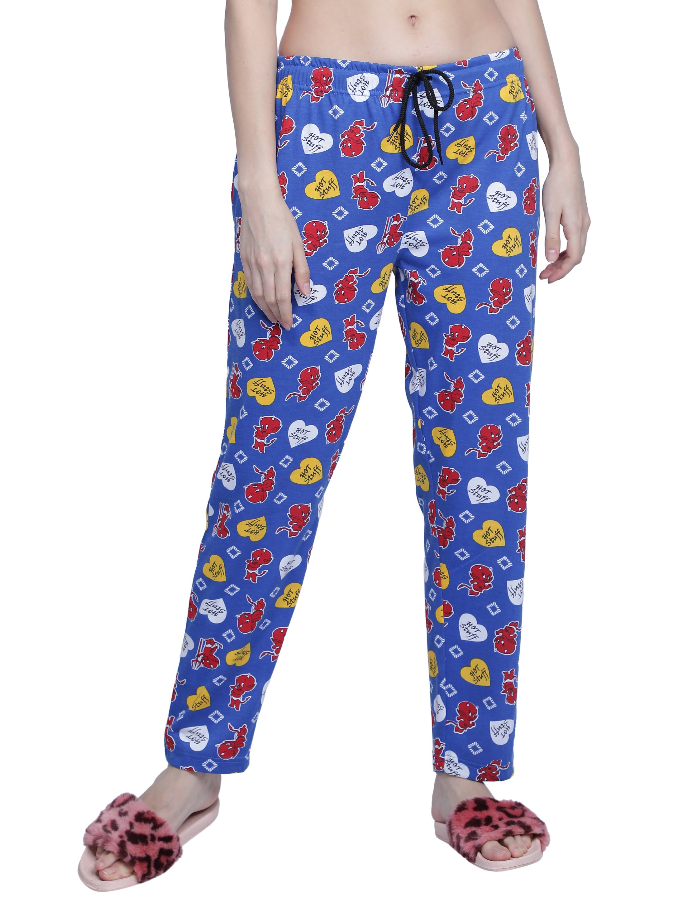 Women's Blue Hot Stuff Pyjama - Sassy & Comfortable Loungewear