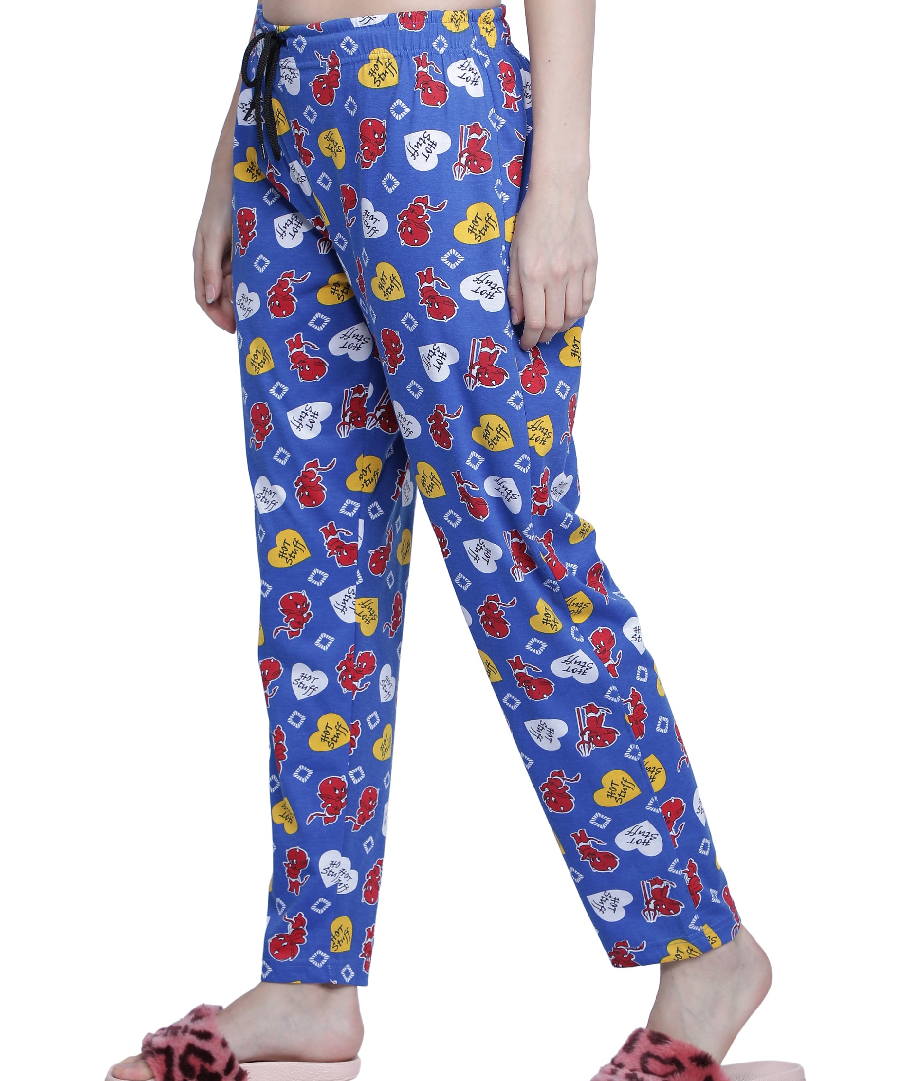 Women's Blue Hot Stuff Pyjama - Sassy & Comfortable Loungewear