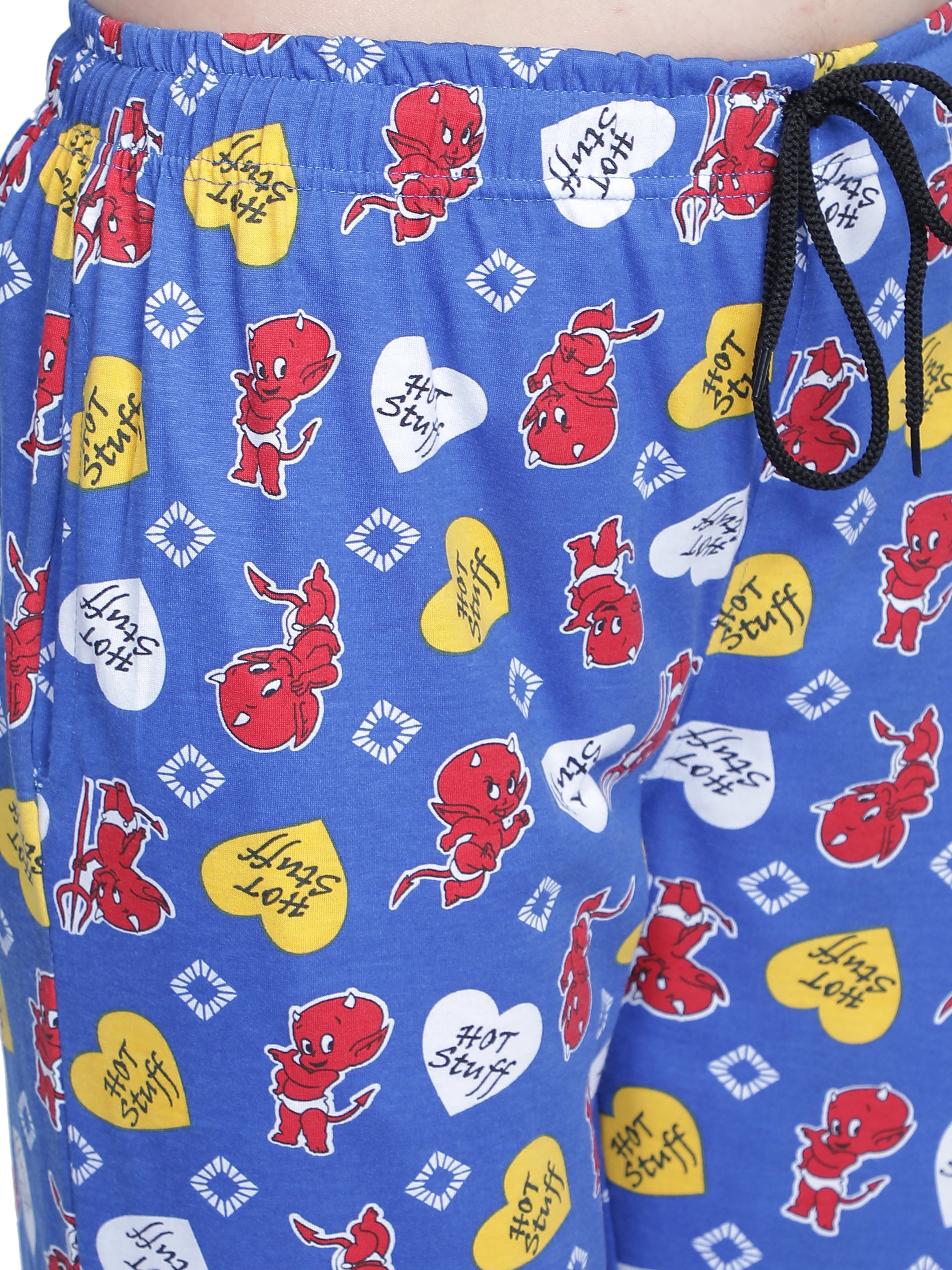 Women's Blue Hot Stuff Pyjama - Sassy & Comfortable Loungewear