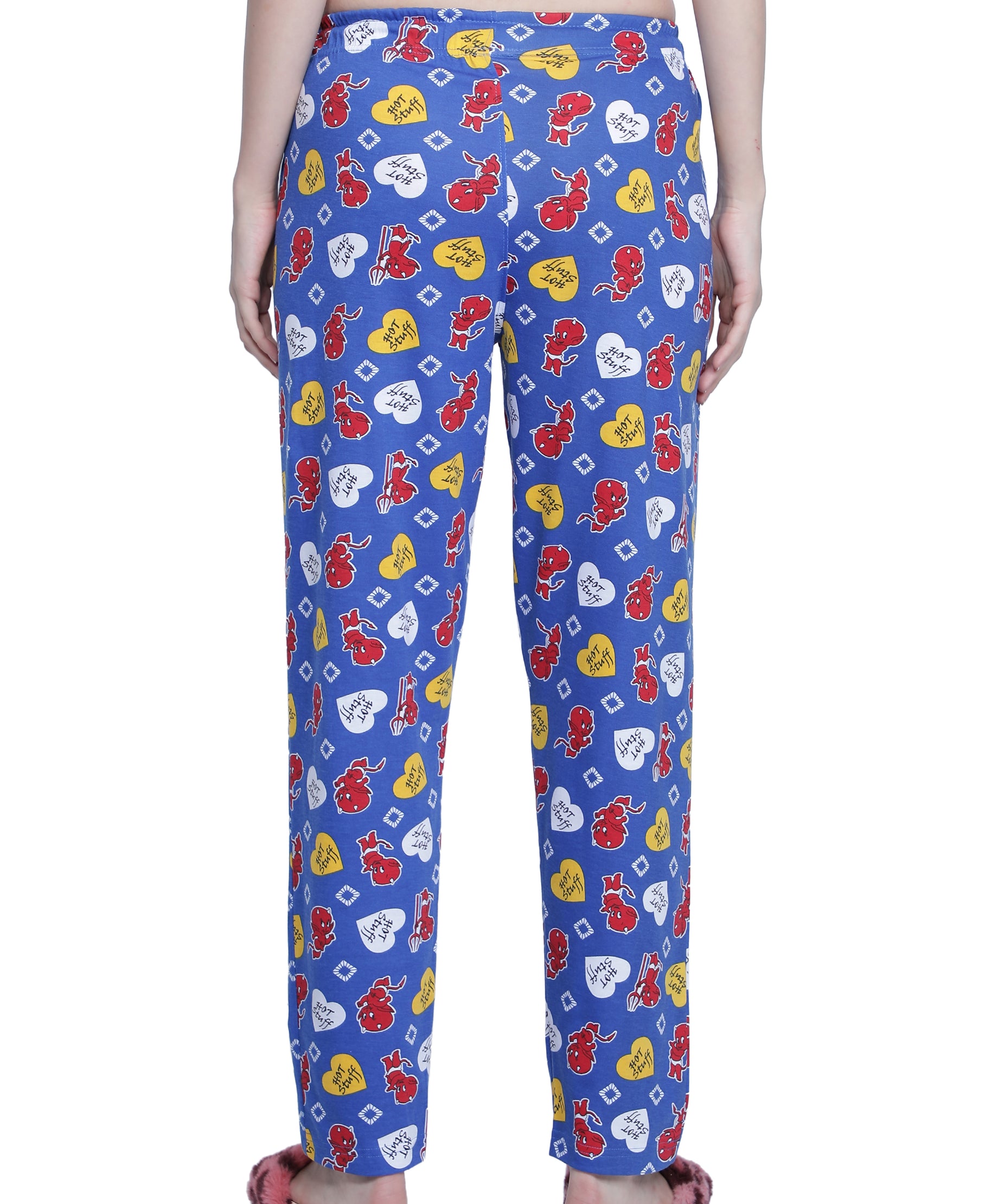 Women's Blue Hot Stuff Pyjama - Sassy & Comfortable Loungewear