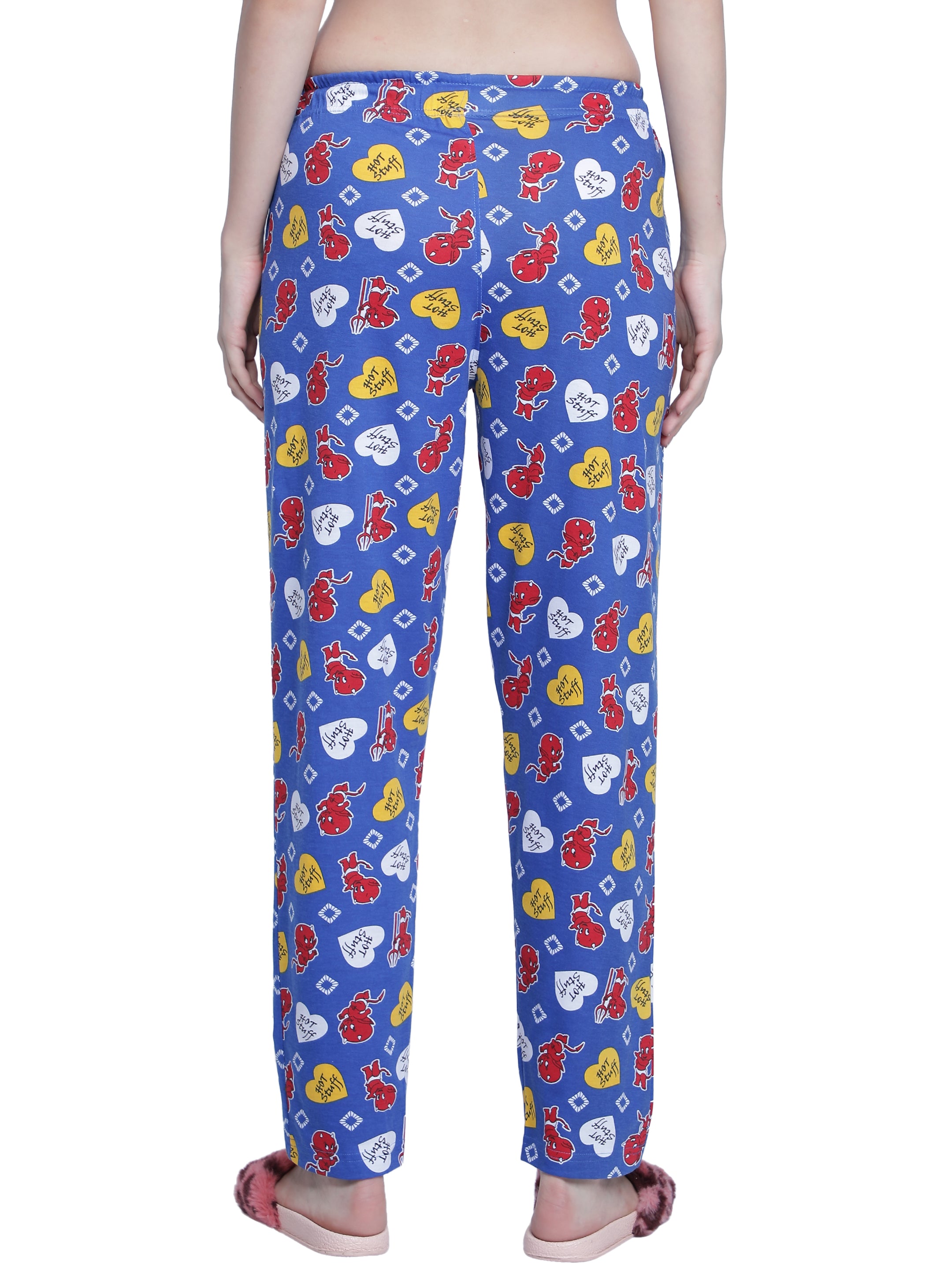 Women's Blue Hot Stuff Pyjama - Sassy & Comfortable Loungewear