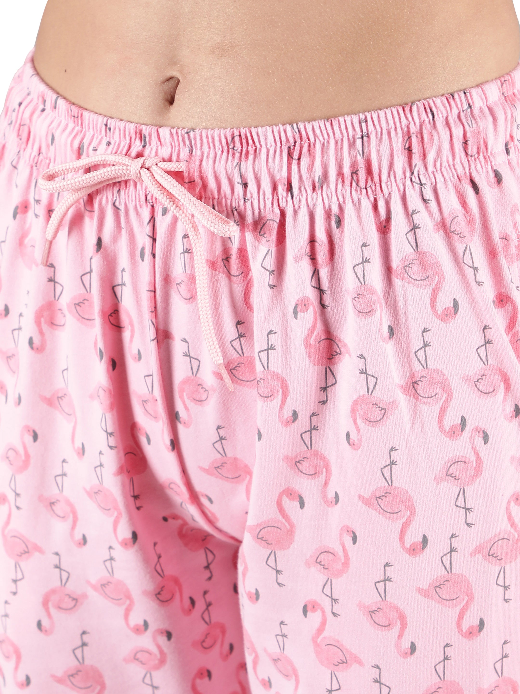 Women's Flamingo Collar Style PJ Set - Playful & Comfortable Sleepwear