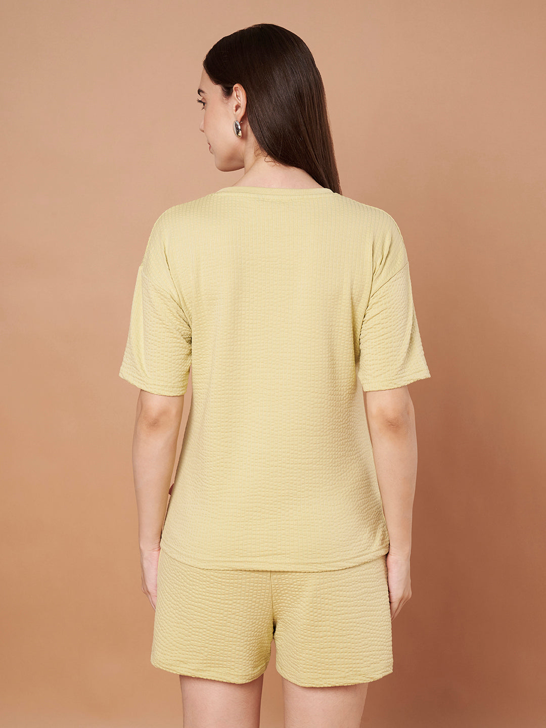 Women’s Mint Green Waffle Knit Co-ord Lounge Set