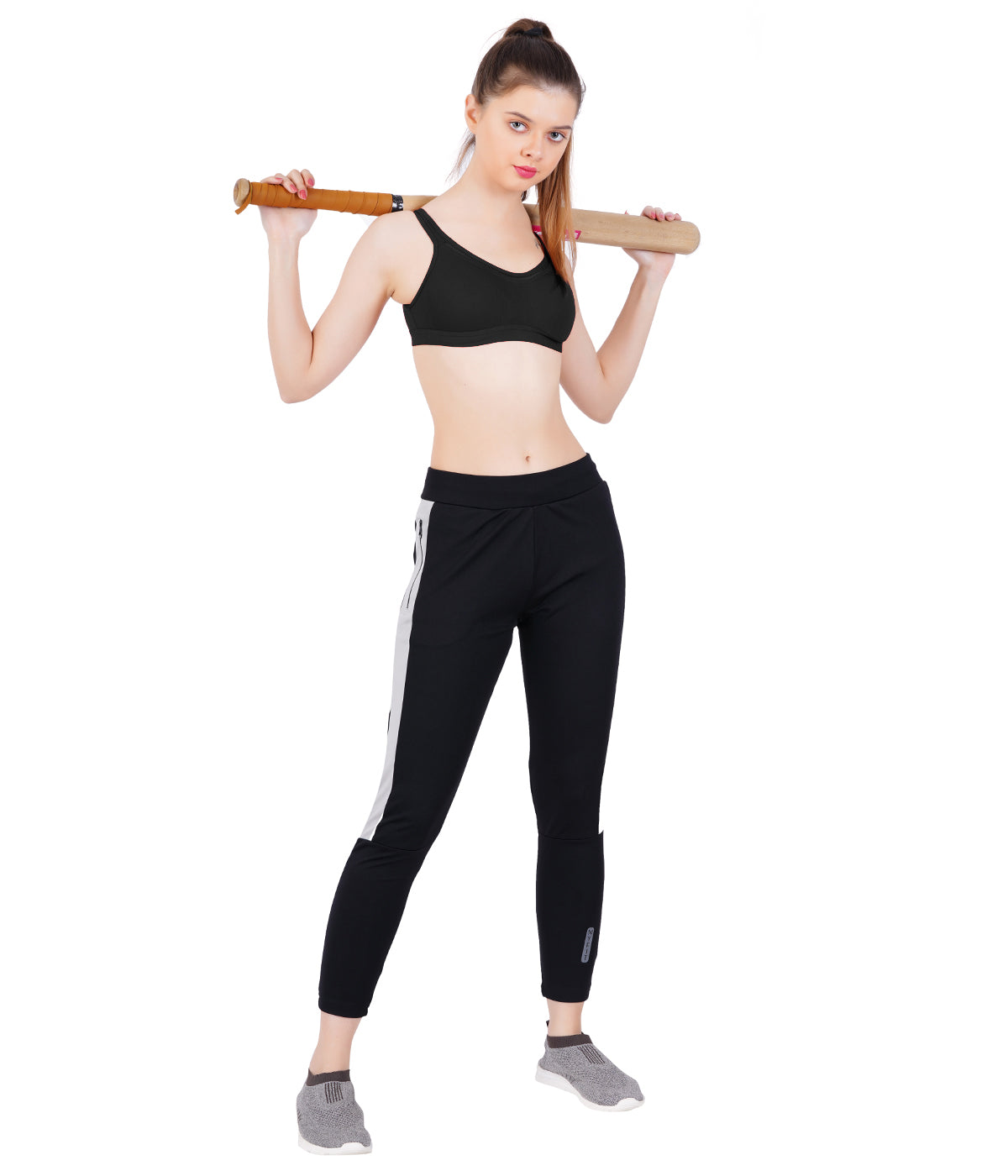 Womens MyFit Athleisure| Slim Fit | All Day Bottoms- Black