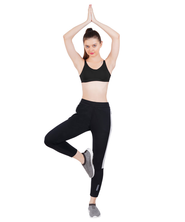 Womens MyFit Athleisure| Slim Fit | All Day Bottoms- Black