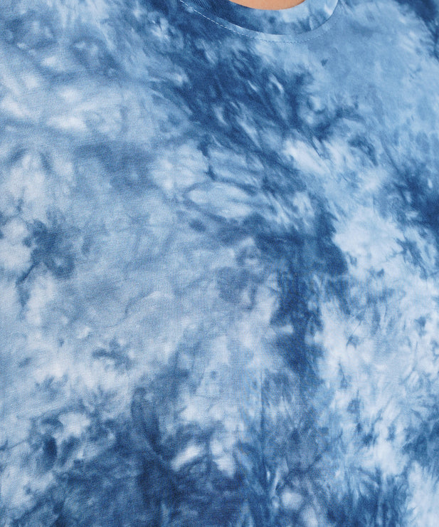 Women's Navy Tie & Dye Sleepdress - Classic & Comfortable Nightwear