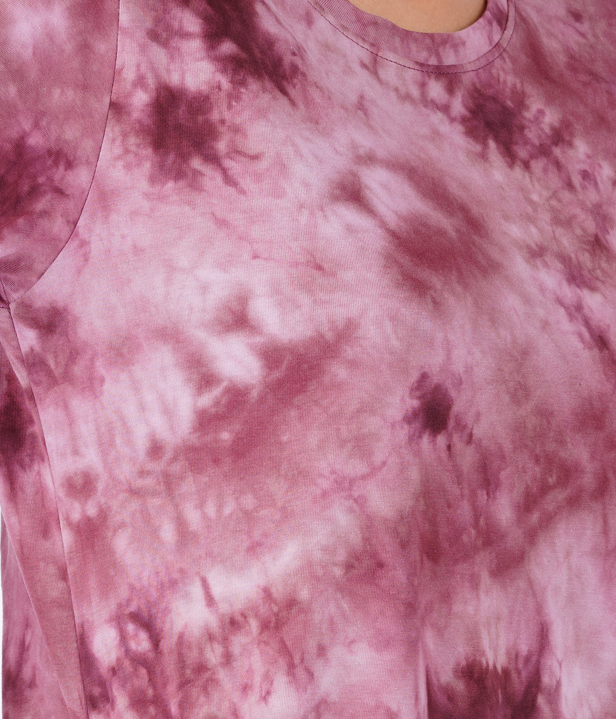 Women's Cherry Wine Tie & Dye Sleepdress - Elegant & Comfortable Nightwear