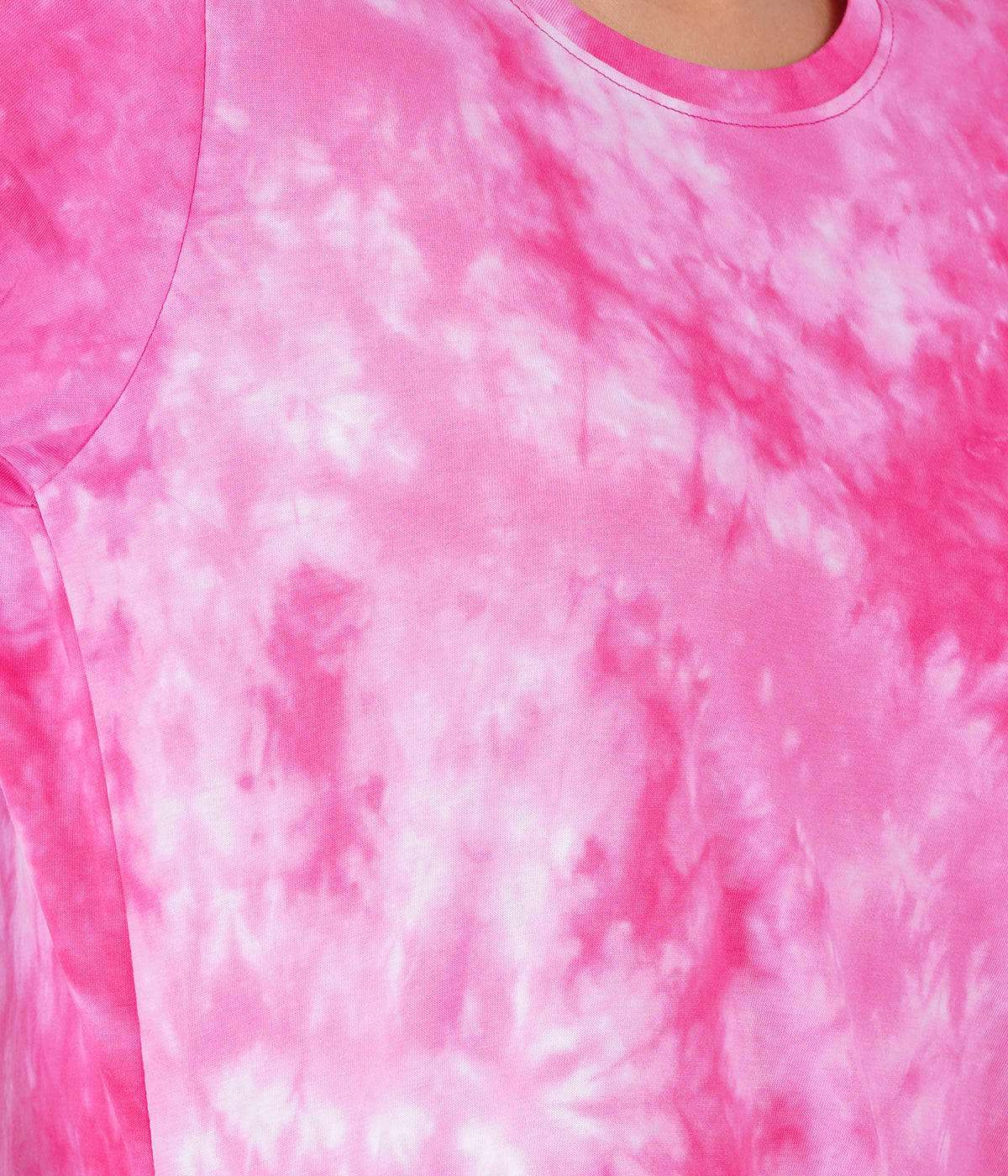 Women's Pink Tie & Dye Sleepdress - Feminine & Comfortable Nightwear
