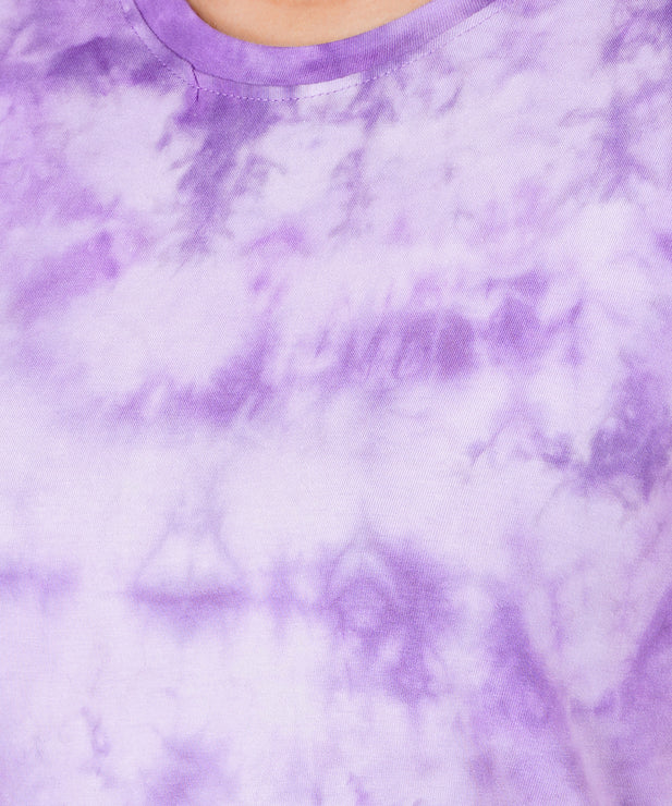 Women's Purple Shorts Set - Stylish & Relaxed Nightwear